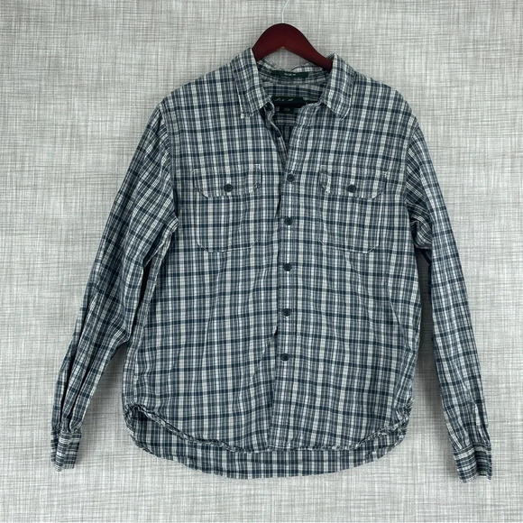 Eddie Bauer Mens Size L Classic fit Long Sleeve Button Down Shirt 2723 - Picture 1 of 7